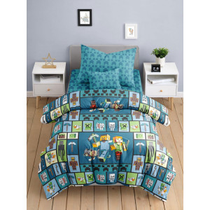 Детское постельное белье бязь "Майнкрафт"