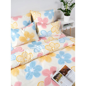 Постельное белье "Веселина" полиэстер "Пятилистник"