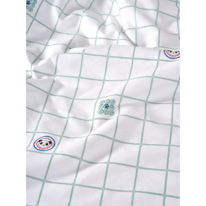 Детское постельное белье полиэстер "Шашки"