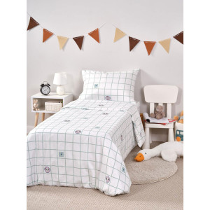 Детское постельное белье полиэстер "Шашки"