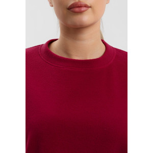 Костюм двойка женский "Демо" флис (последний размер) вишневый 58