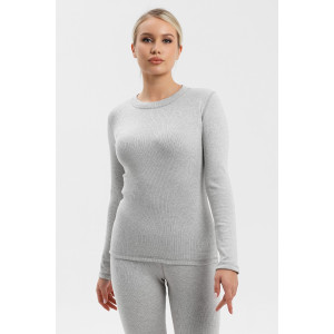 Костюм двойка женский "Термо-4" кашкорсе с начесом (последний размер) кармеланж 54