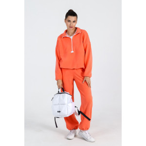 Костюм двойка женский "Скай-2" флис (последний размер) коралловый 48,50