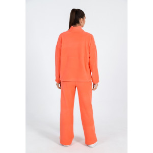 Костюм двойка женский "Скай-2" флис (последний размер) коралловый 48,50