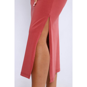 Туника женская 4105в кулирка (последний размер) брусничный 44,48