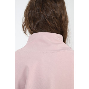 Костюм двойка женский "Прима" футер 2-х нитка с полиэстером (последний размер) пудровый 50,54,58