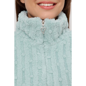 Костюм двойка женский "Палея-2" велсофт-велюр стрейч (последний размер) ментоловый 48