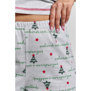 Костюм двойка женский "Праздник-3.2" кулирка (последний размер) кармеланж 50