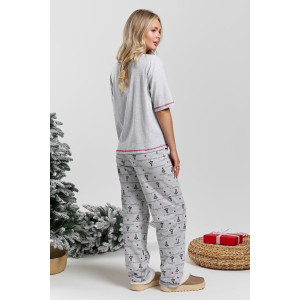 Костюм двойка женский "Праздник-3.2" кулирка (последний размер) кармеланж 50