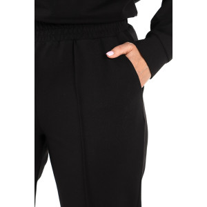 Костюм двойка женский "Аккорд" футер 2-х нитка с полиэстером (последний размер) черный 54,58