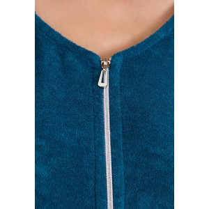 Халат женский "Антей" махра (последний размер) петроль 52,54