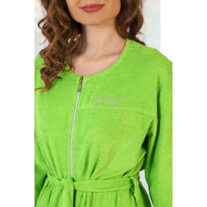 Халат женский "Мелодия-1" махра (последний размер) салатовый 44