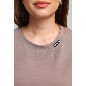 Футболка женская "Волшебница" кулирка с лайкрой (последний размер) бежевый 54