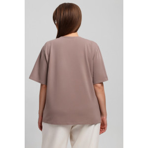 Футболка женская "Волшебница" кулирка с лайкрой (последний размер) бежевый 54