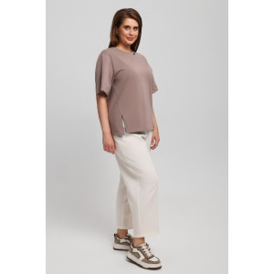 Футболка женская "Волшебница" кулирка с лайкрой (последний размер) бежевый 54