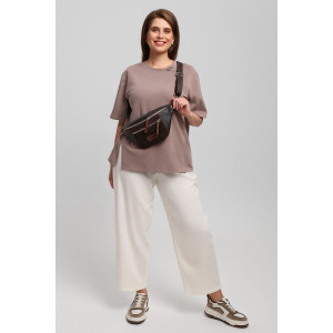 Футболка женская "Волшебница" кулирка с лайкрой (последний размер) бежевый 54