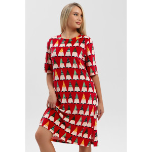 Туника женская "Сноу-1" велюр стрейч (последний размер) 48