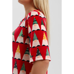 Туника женская "Сноу-1" велюр стрейч (последний размер) 48