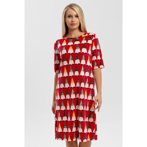 Туника женская "Сноу-1" велюр стрейч (последний размер) 48