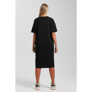 Туника женская "Сабо-2" кулирка (последний размер) черный 50