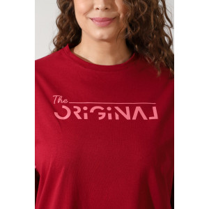 Туника женская "Медея" кулирка (последний размер) бордовый 50,52,56