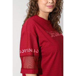 Туника женская "Медея" кулирка (последний размер) бордовый 50,52,56