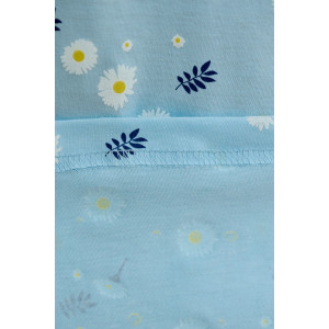 Сорочка женская "Мадера-1" кулирка (последний размер) ромашка 52