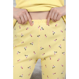 Пижама женская "Амалия-2" кашкорсе (последний размер) желтый 46