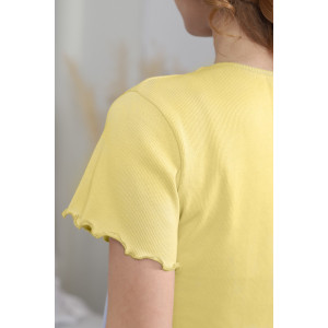 Пижама женская "Амалия-2" кашкорсе (последний размер) желтый 46