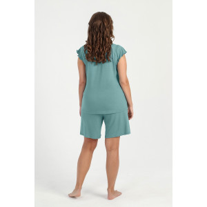 Пижама женская "Камелия-2" вискоза (последний размер) бирюзовый 56