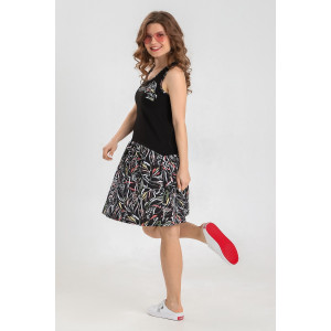 Сарафан женский "Фурор-2" кулирка (последний размер) черный 44