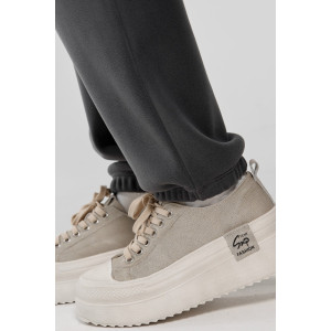 Брюки женские "Блик-2" даблфлис (последний размер) графитовый 50