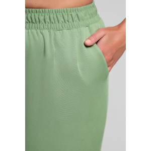 Брюки женские "Летний драйв-1" плательная ткань (последний размер) зеленый 56,58