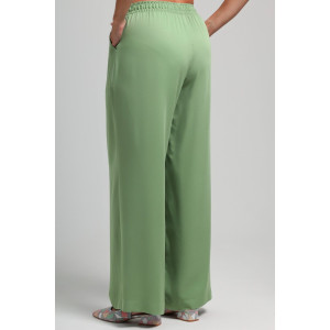 Брюки женские "Летний драйв-1" плательная ткань (последний размер) зеленый 56,58