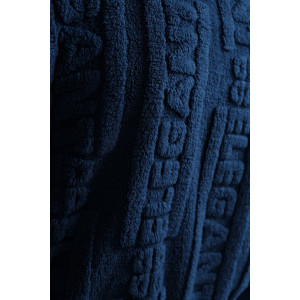 Халат мужской "Идеал-3" велсофт (последний размер) синий 56