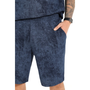 Костюм двойка мужской "Дым-2" кулирка (последний размер) темно-синий 58