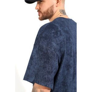 Костюм двойка мужской "Дым-2" кулирка (последний размер) темно-синий 58