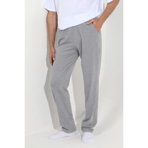 Брюки мужские "Герой-6" кулирка (последний размер) серый меланж 54,56