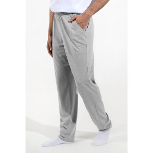 Брюки мужские "Герой-6" кулирка (последний размер) серый меланж 54,56