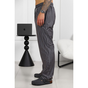 Брюки мужские "Генри-1" фланель (последний размер) клетка 50