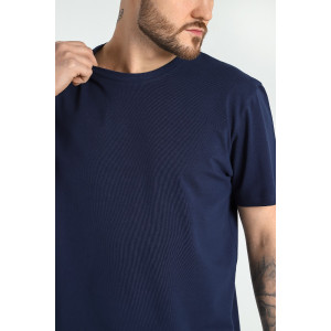 Футболка мужская "Клаб-1У" кулирка с лайкрой (последний размер) темно-синий 50
