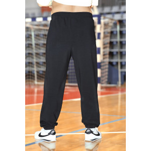 Брюки мужские "Успех-6" футер 2-х нитка с лайкрой (последний размер) черный 54