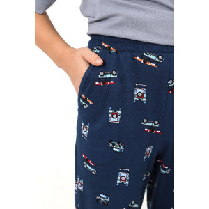 Костюм двойка детский "Тревел-1" кулирка (последний размер) серый 164