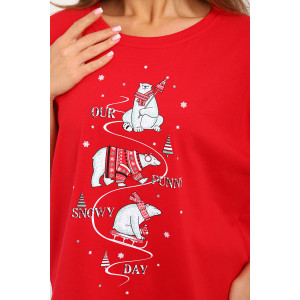 Пижама женская 1228 кулирка (последний размер) 48