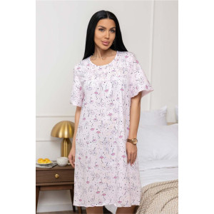 Сорочка женская 1092/26 кулирка (р-ры: 48-62) розовый-2