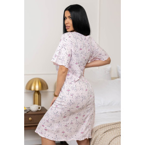 Сорочка женская 1092/26 кулирка (р-ры: 48-62) розовый-2