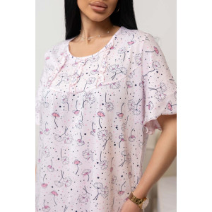 Сорочка женская 1092/26 кулирка (р-ры: 48-62) розовый-2