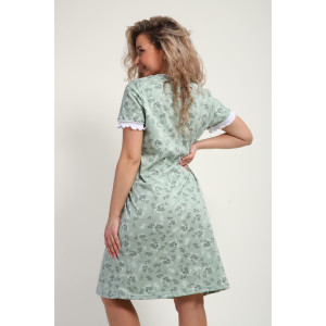 Сорочка женская "Зефирка" М431 кулирка (р-ры: 46-60) светлый хаки