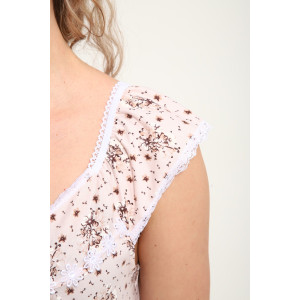 Сорочка женская "Эля" М33 кулирка (р-ры: 46-60) бежевый