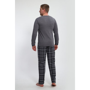 Пижама мужская КД28 кулирка (р-ры: 46-60) серый